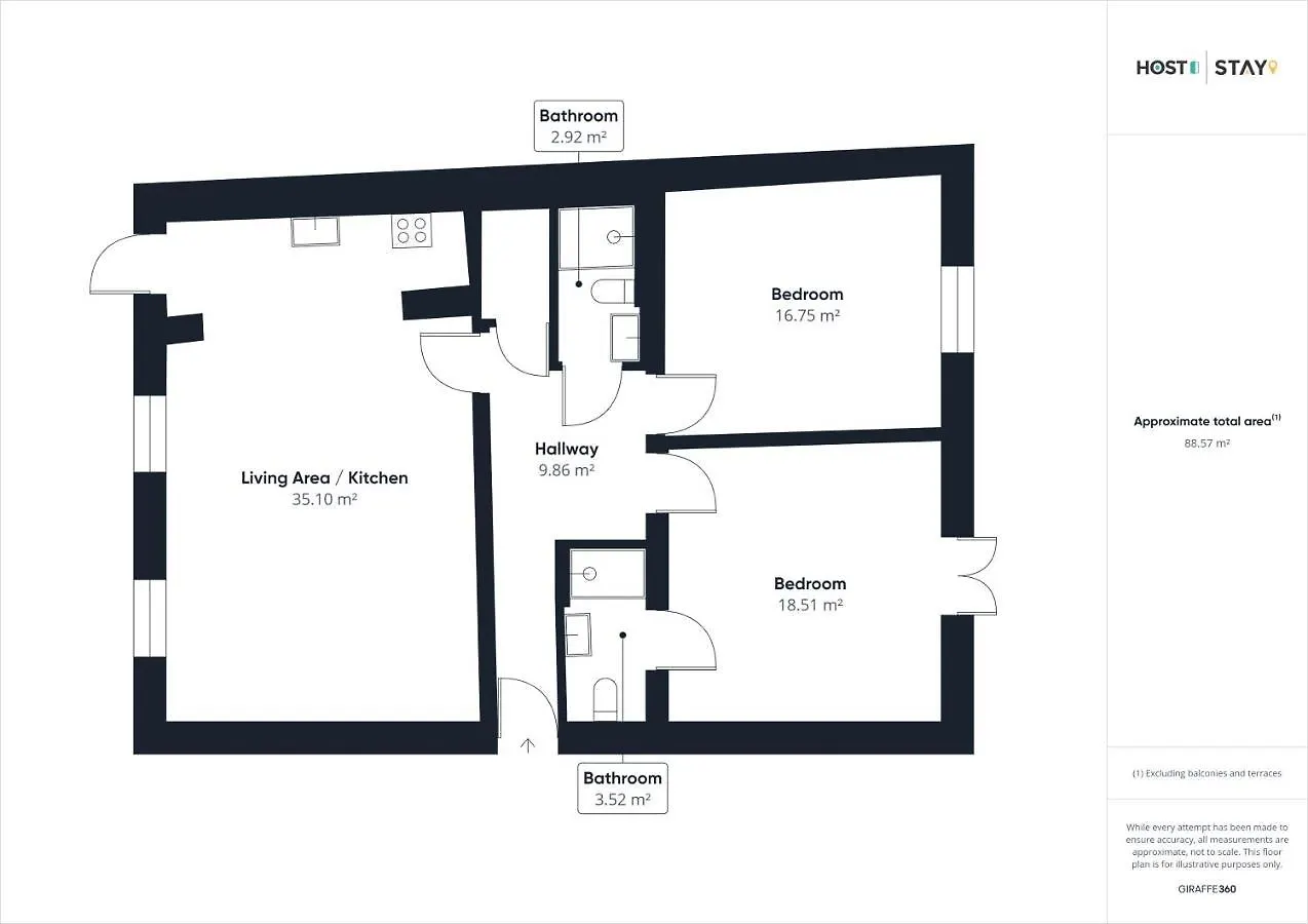 Host & - The Royal Hideaway Apartment