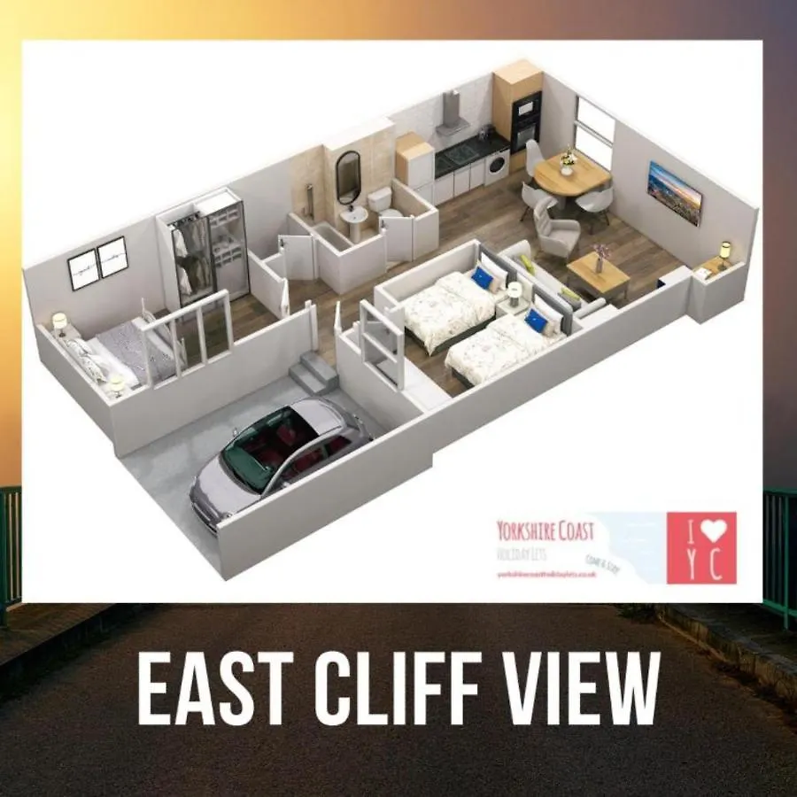 East Cliff View - Yorkshire Coast Lets
